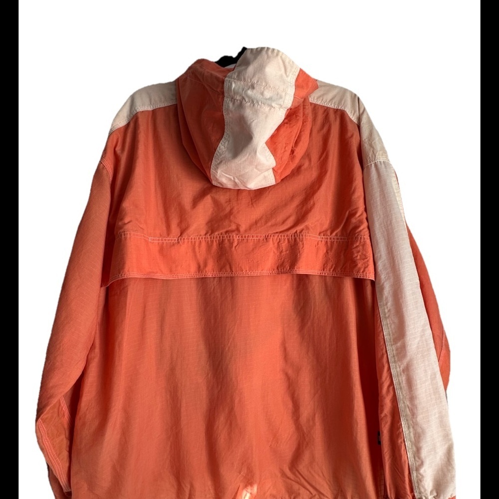 TOMMY HILFIGER Men Vintage Rare 90s Orange Hooded Sail Newport Windbreaker Sz L - Picture 3 of 13